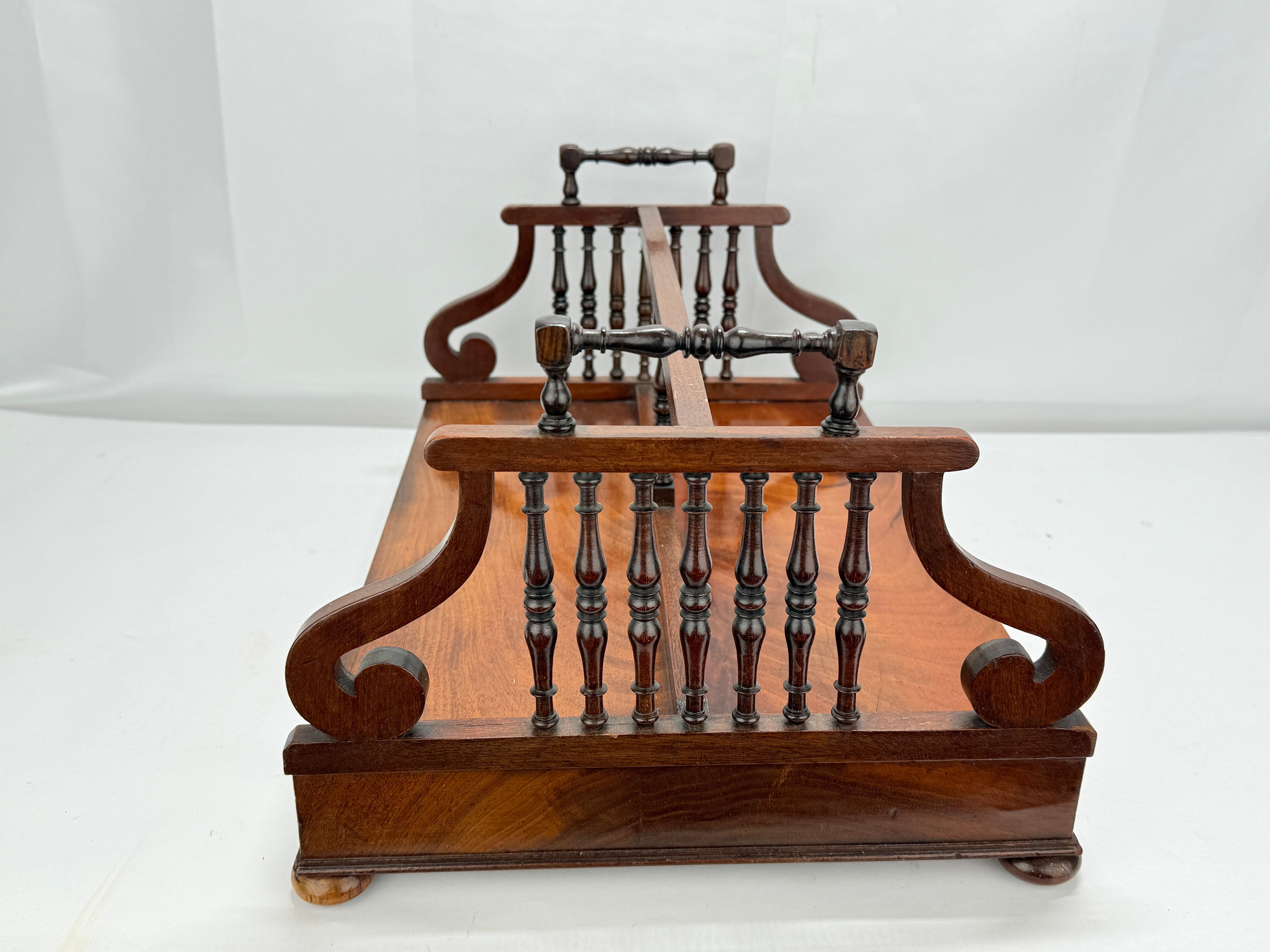 English Regency Mahogany Lyre Form Book Stand or Display, C. 1815 - 1830 10