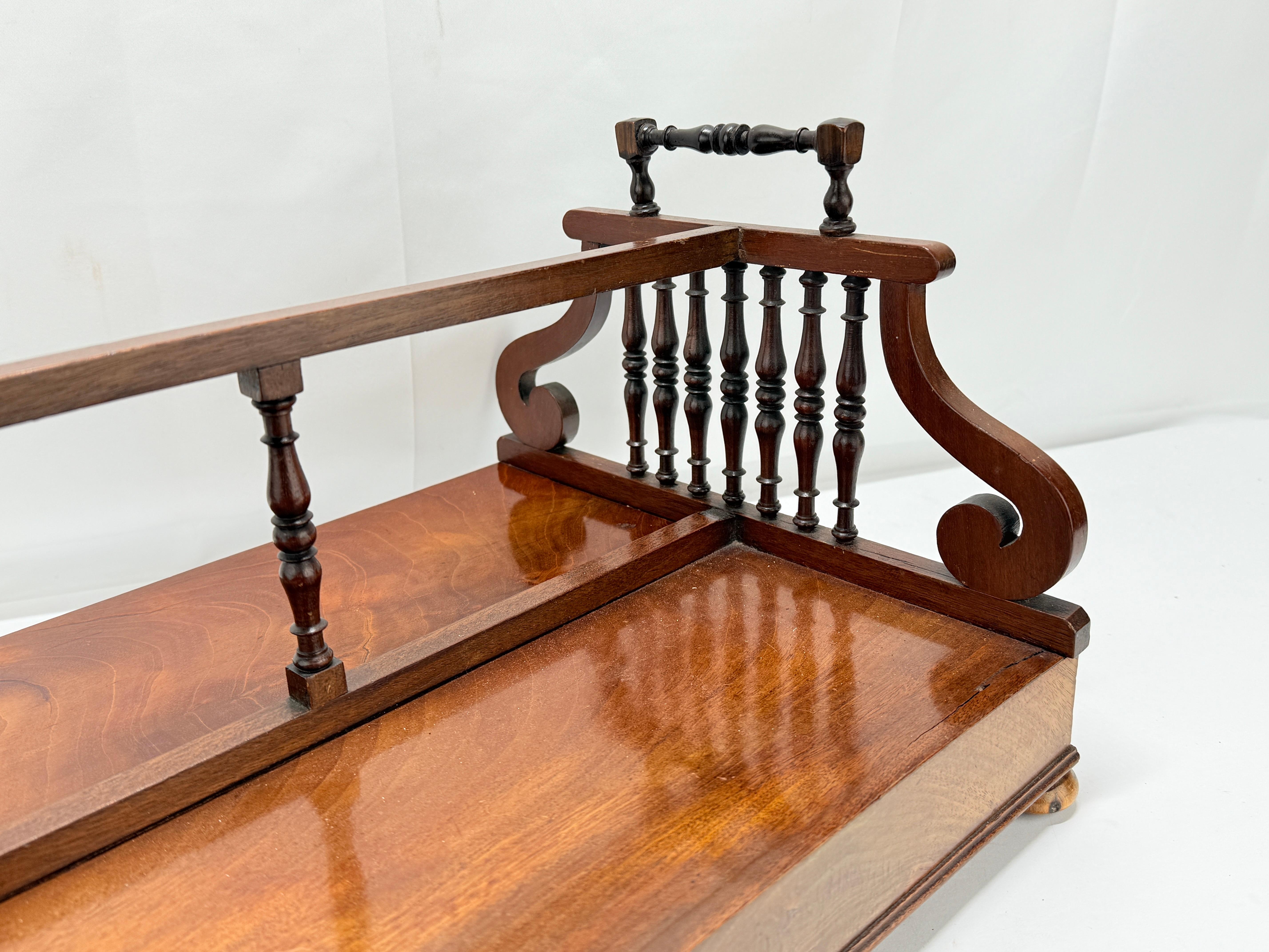 English Regency Mahogany Lyre Form Book Stand or Display, C. 1815 - 1830 14