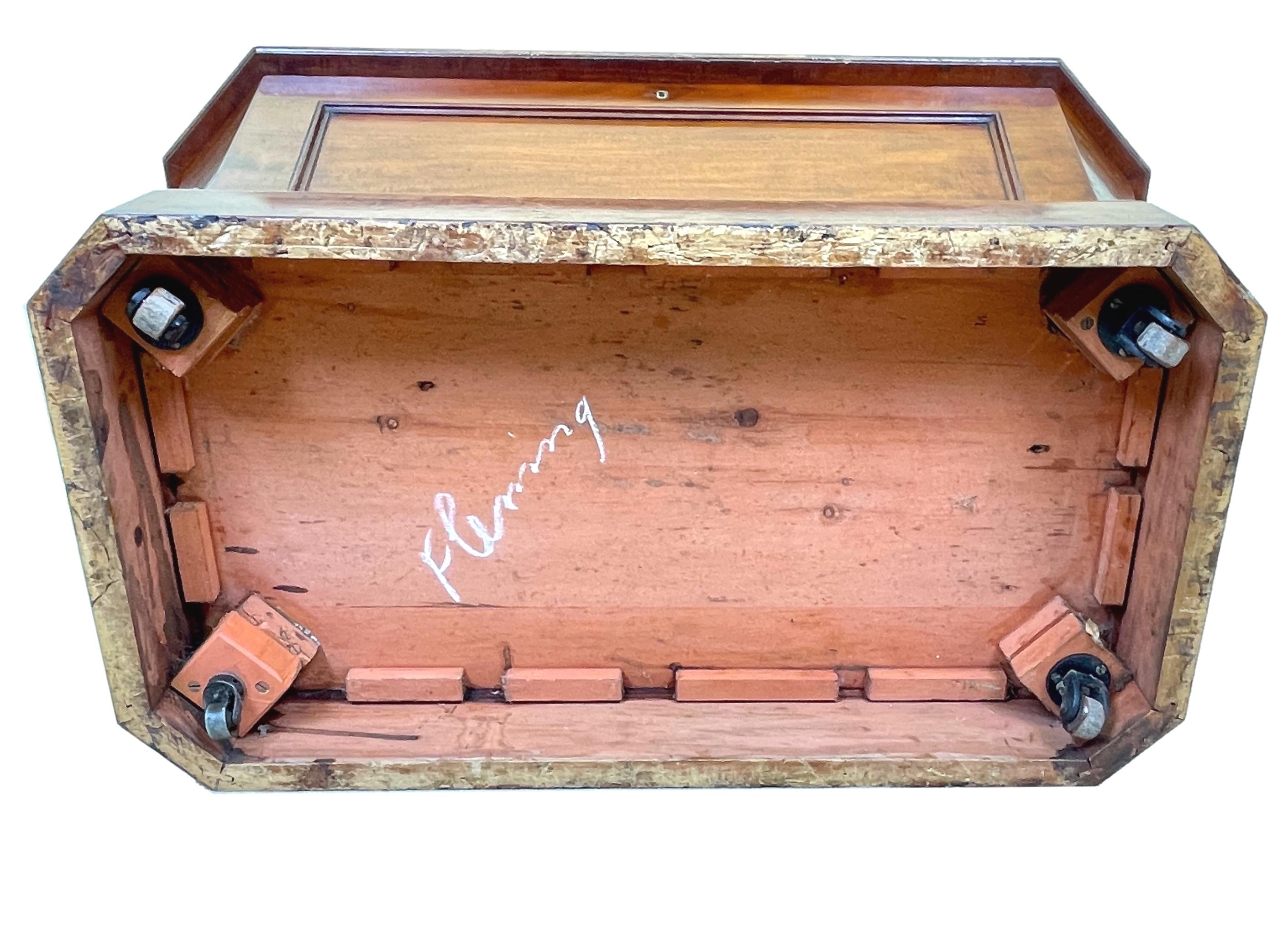 English Regency Mahogany Sarcophagus Shaped Wine Cooler 4