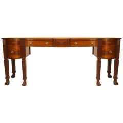 English Regency Mahogany Sideboard