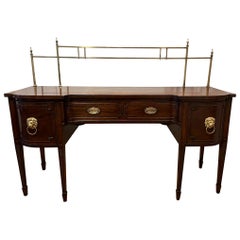 English Regency Mahogany Sideboard