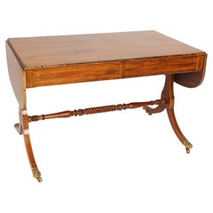 English Regency Mahogany Sofa Table