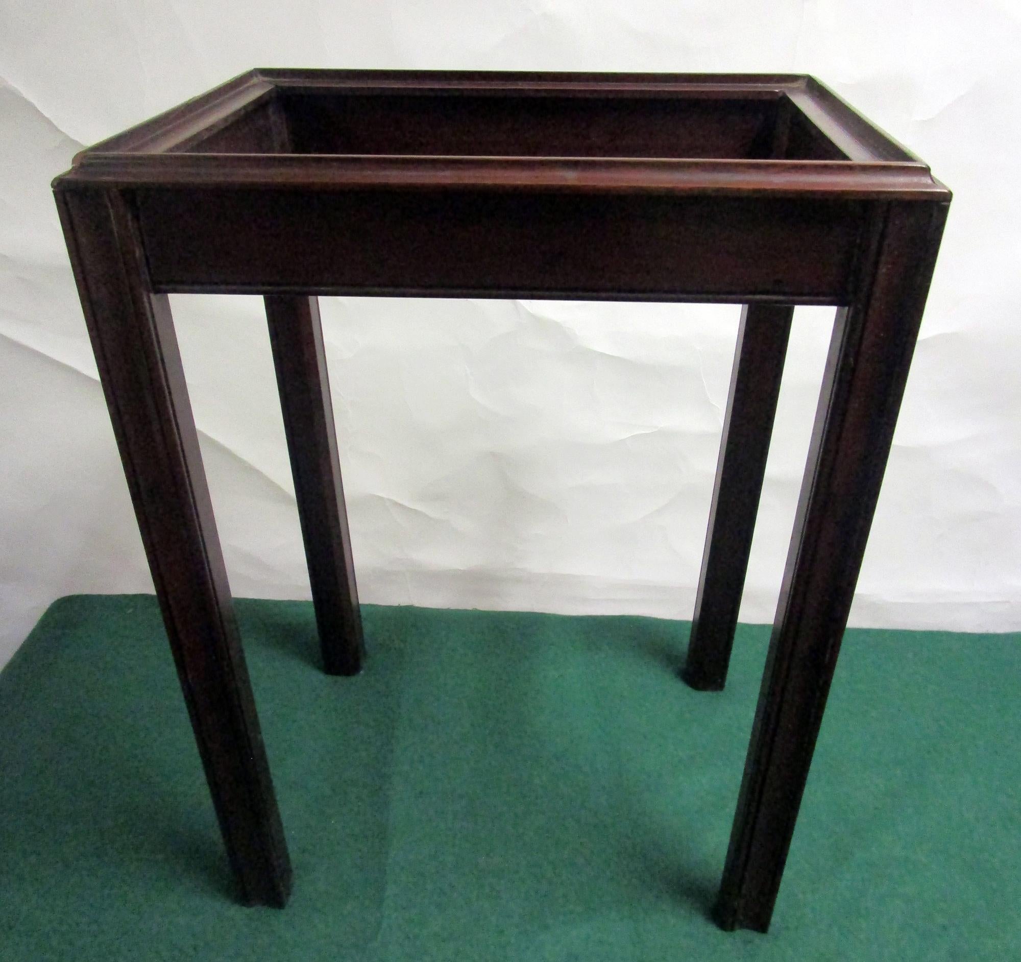 English Regency Mahogany Travelling Lap Desk with Secret Compartment, on Stand For Sale 5