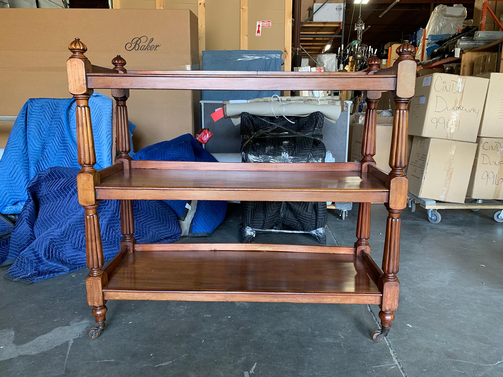 English Regency Mahogany Trolley, circa 1840.
