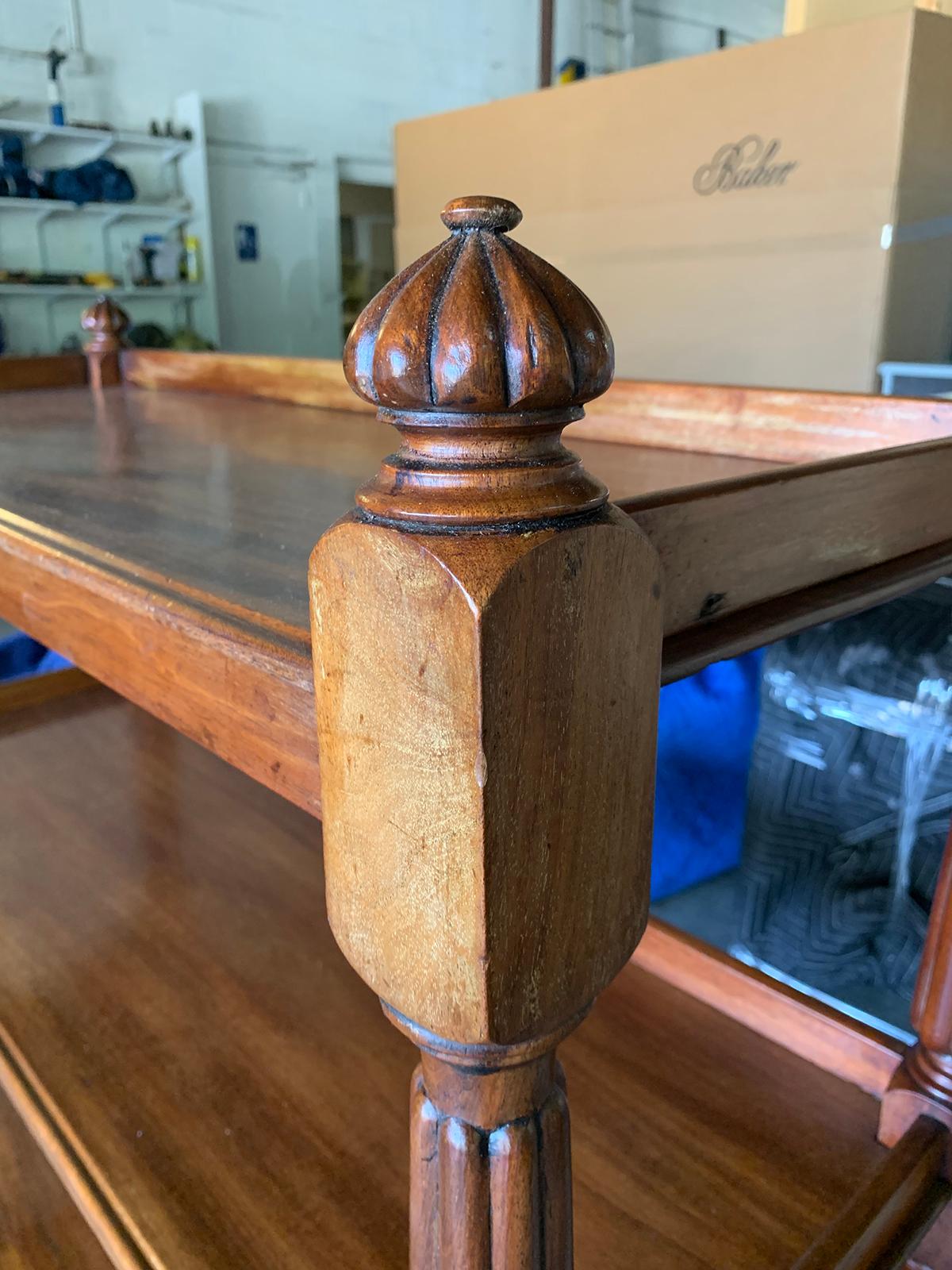 Mid-19th Century English Regency Mahogany Trolley, circa 1840