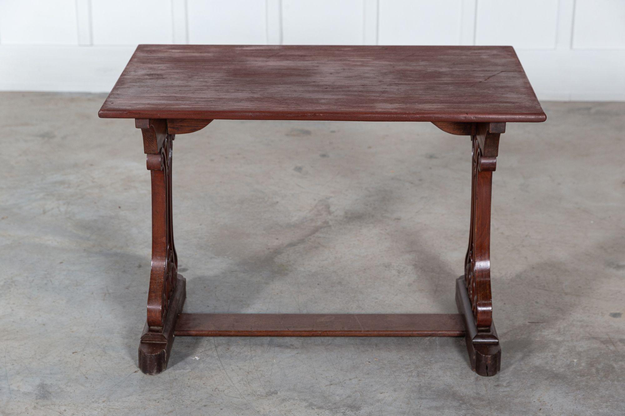 English Regency Mahogany Writing Table For Sale 7