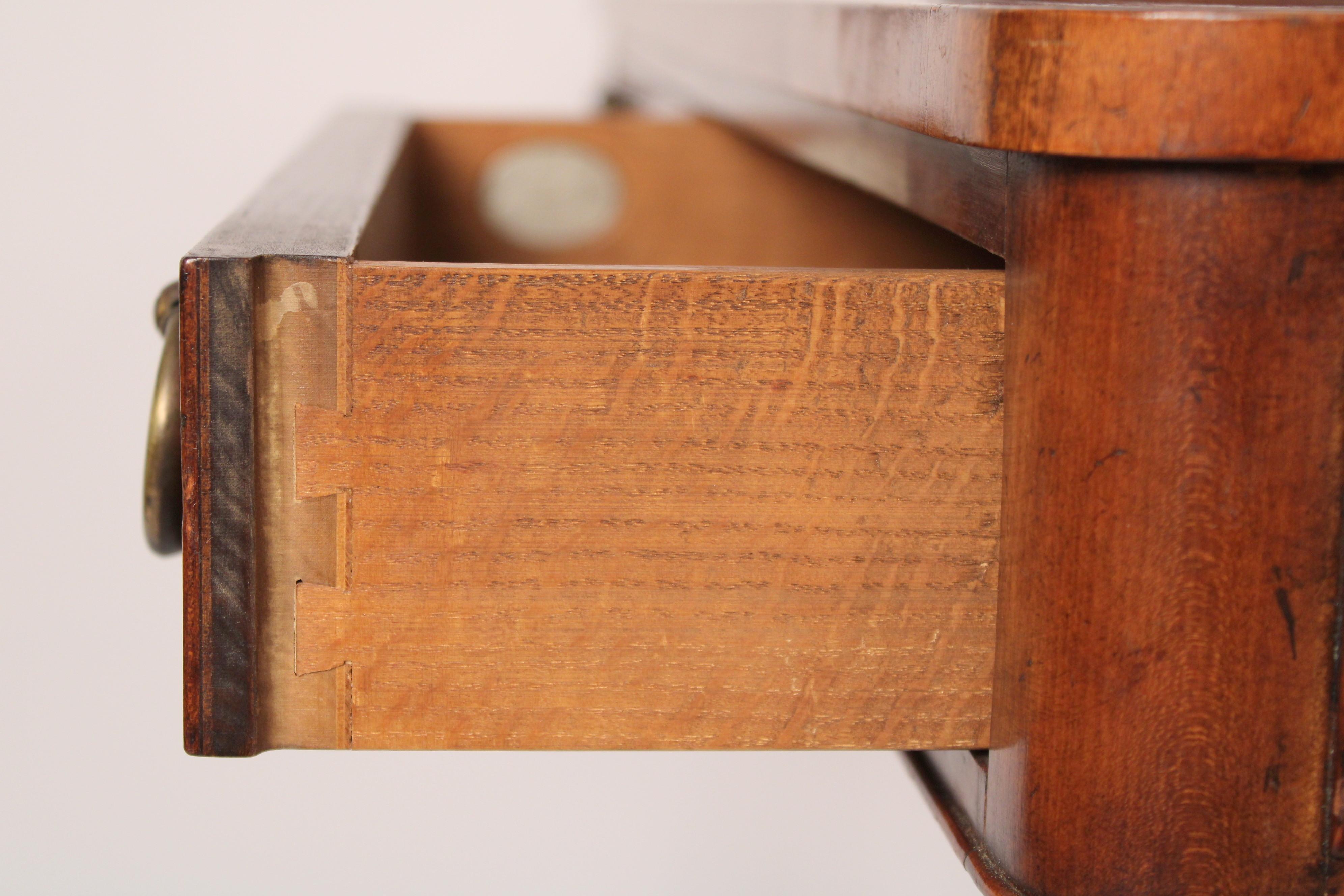 English Regency Mahogany Writing Table Made by Baker Furniture Company 6