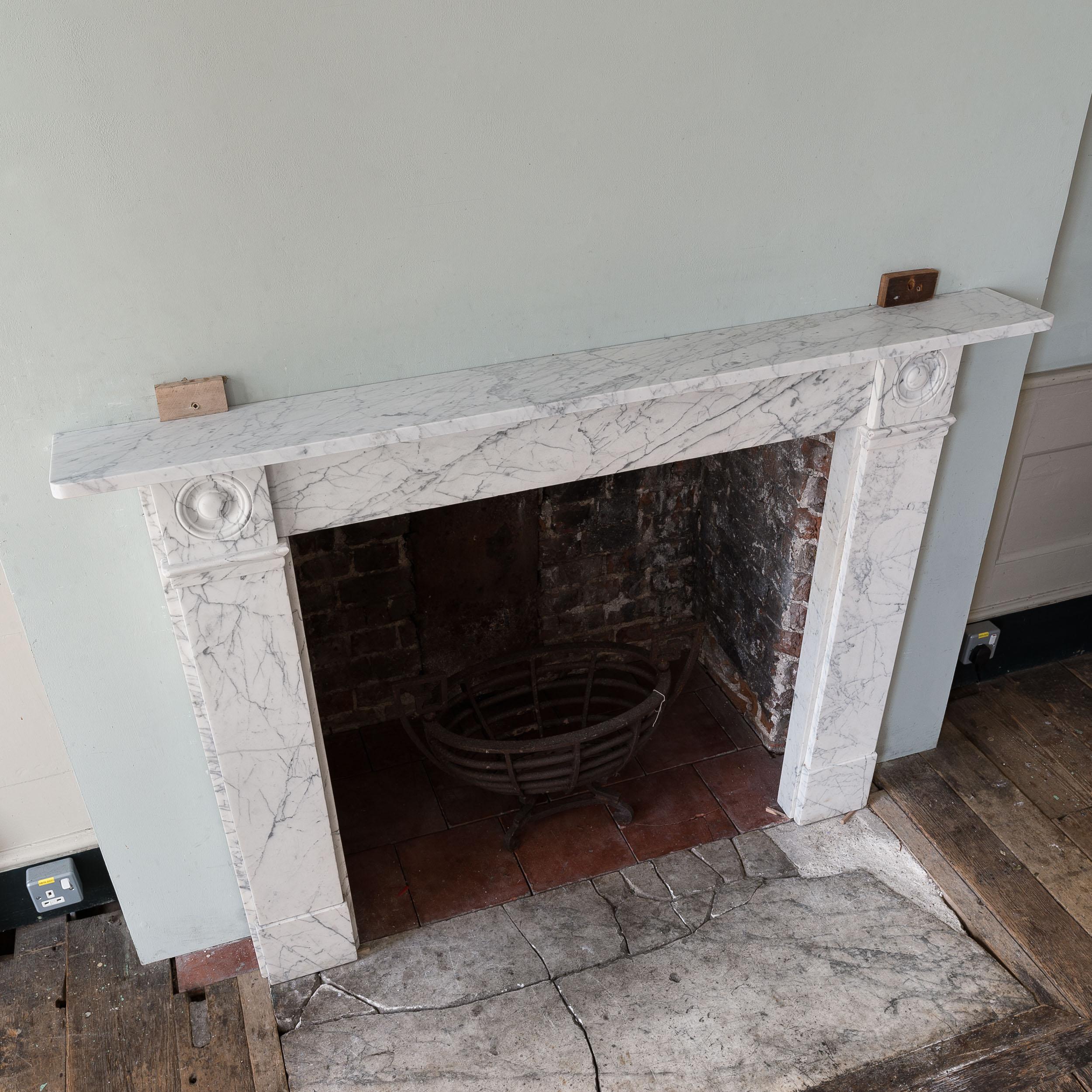 English Regency Marble Fireplace For Sale 10