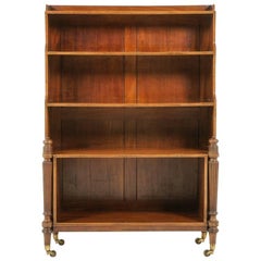 English Regency Open Bookcase