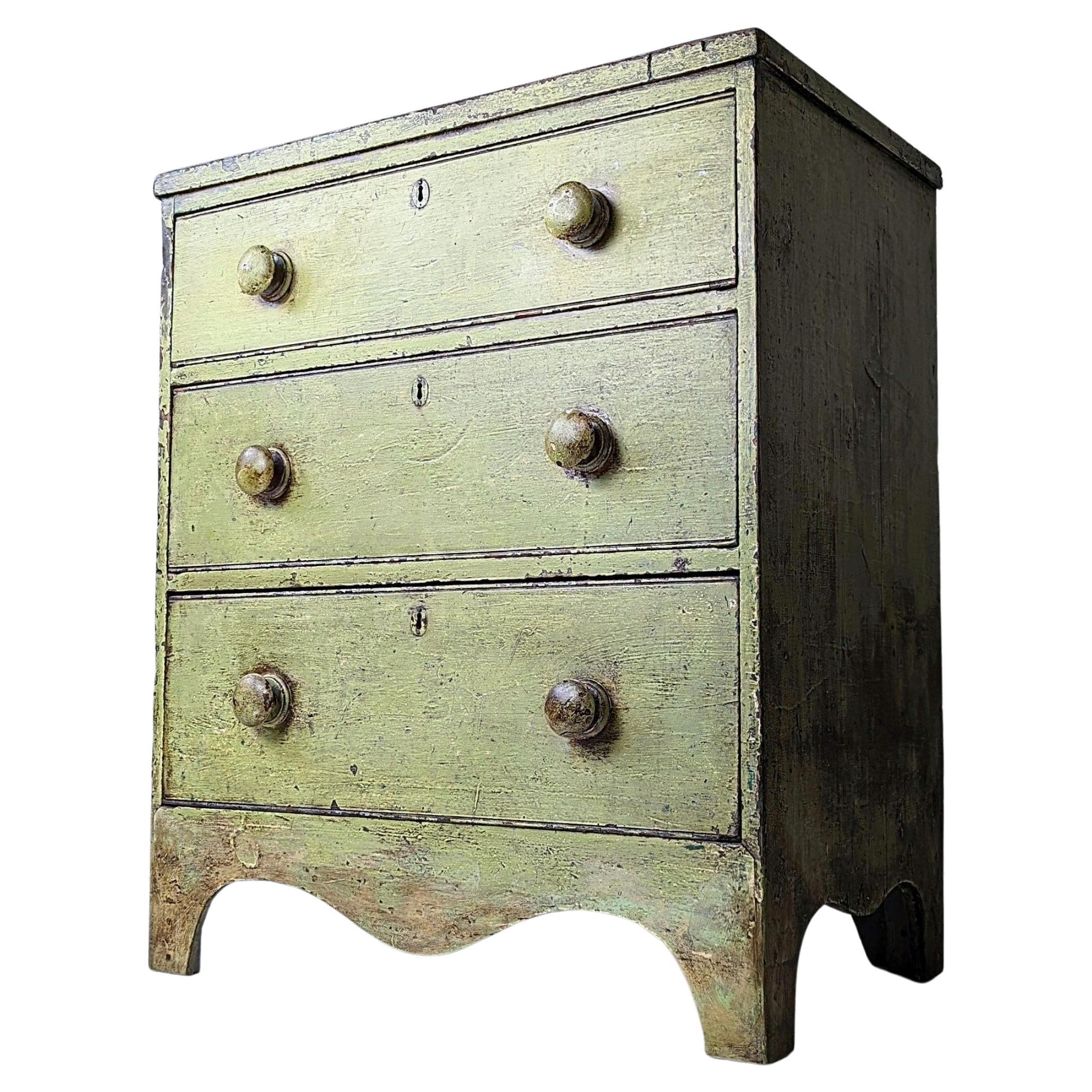 English Regency Painted Chest of Drawers