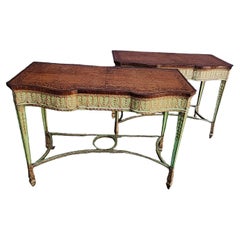 English Regency Painted Console Tables