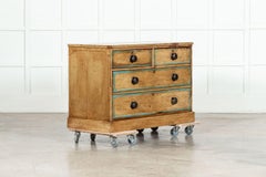 English Regency Painted Pine Chest Drawers