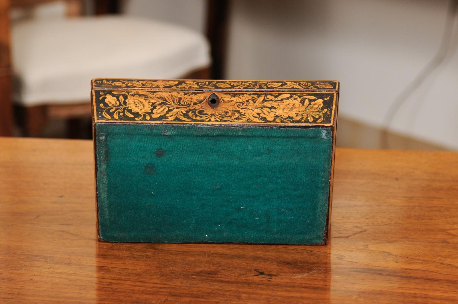 English Regency Penwork Box, Early 19th Century 8