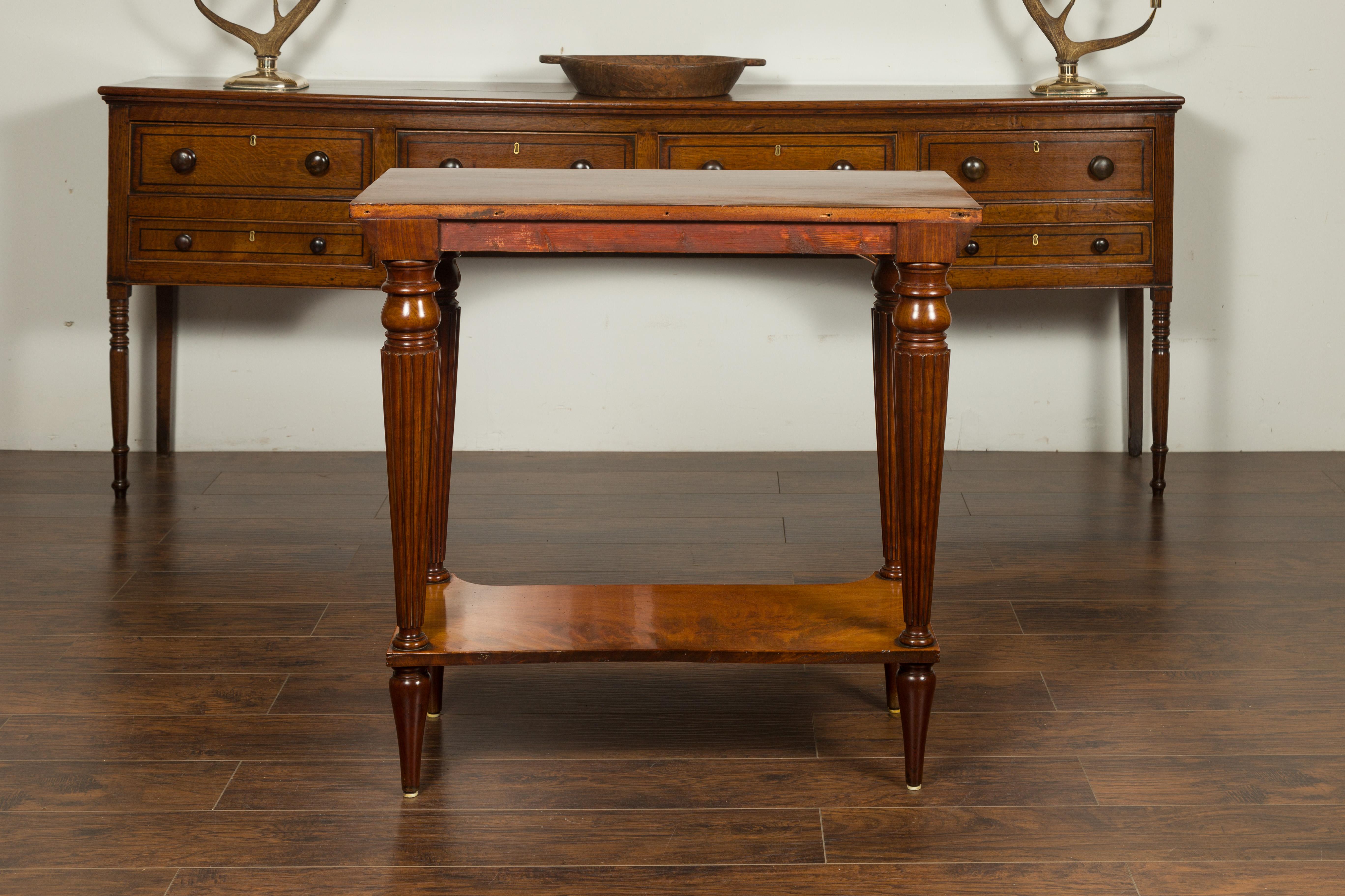 English Regency Period 1820s Console Table in the Manner of Gillows London For Sale 6
