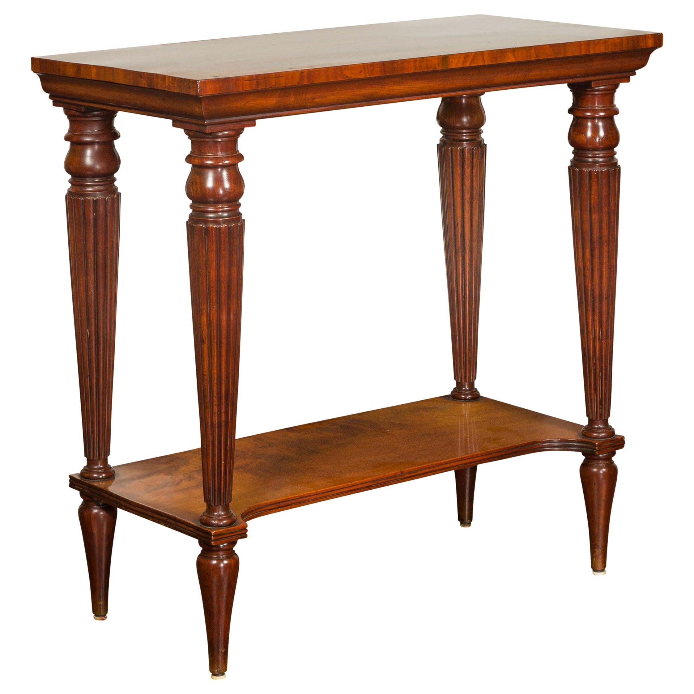English Regency Period 1820s Console Table in the Manner of Gillows London For Sale
