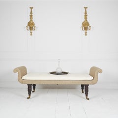 English Regency period bench window seat