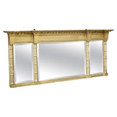 English Regency period gilt overmantel mirror