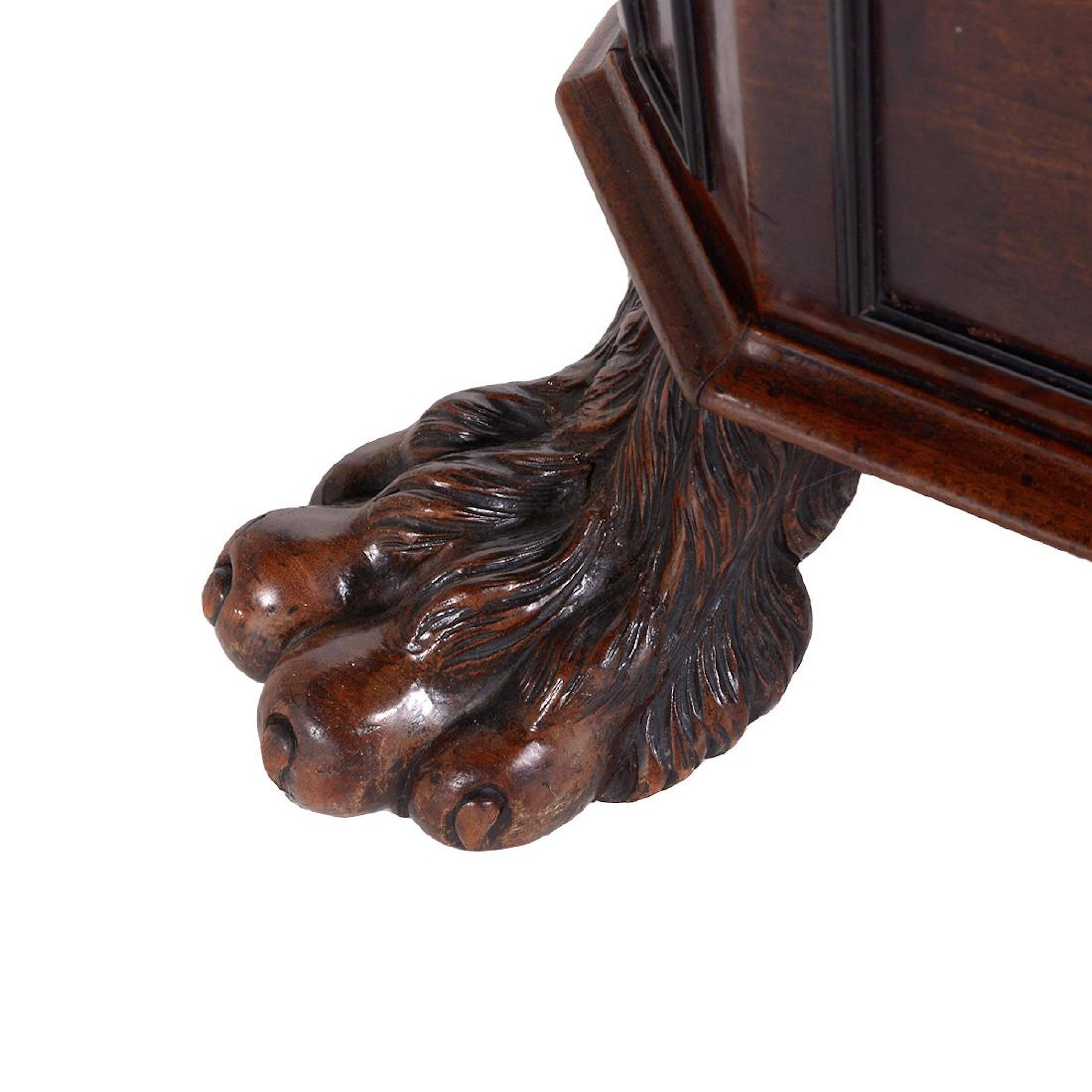 English Regency Period Mahogany Cellarette in the Style of Thomas Hope 1