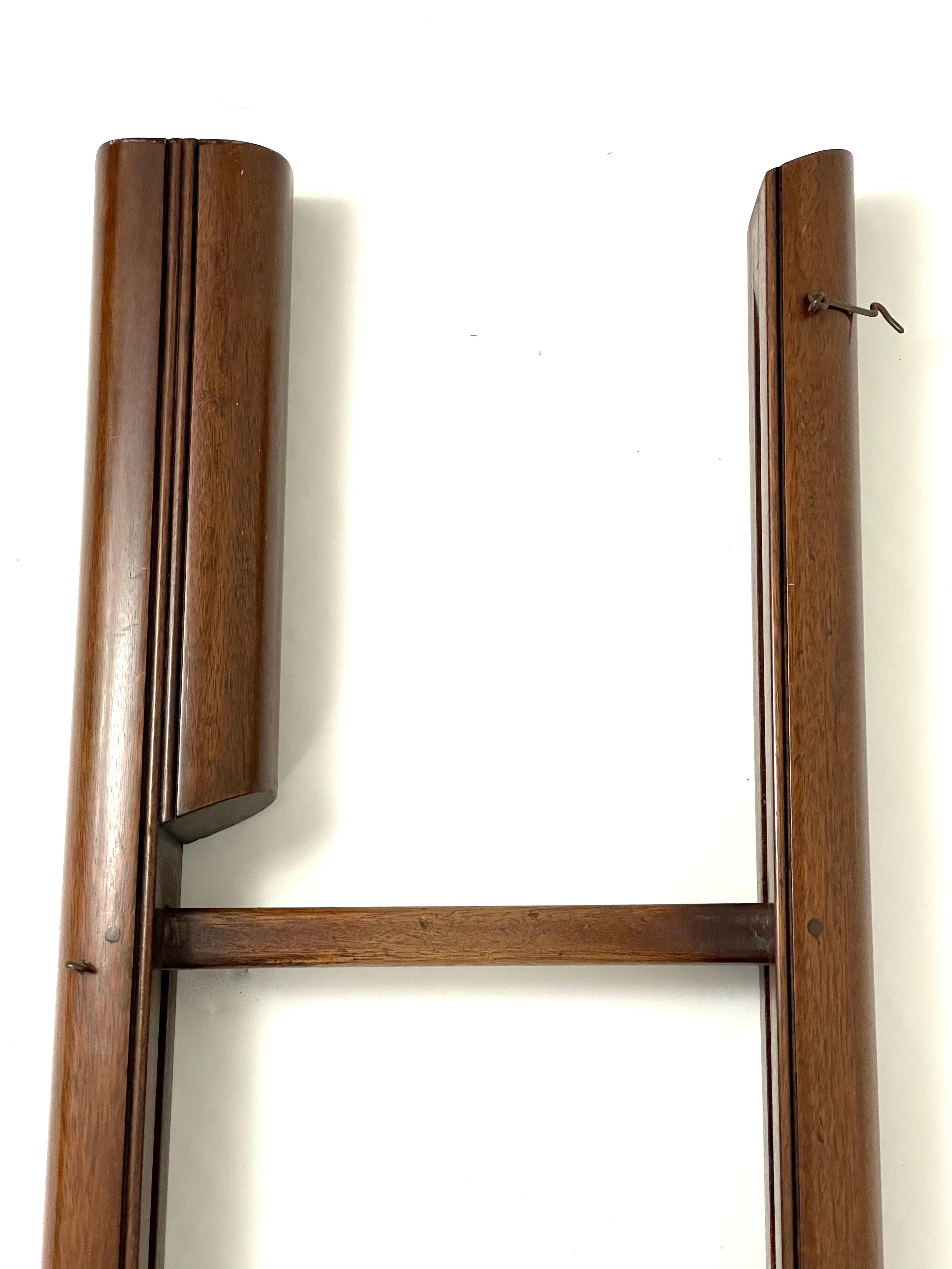 English Regency Period Mahogany Folding Library Ladder 4