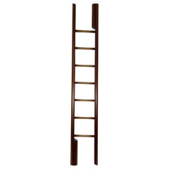 English Regency Period Mahogany Folding Library Ladder