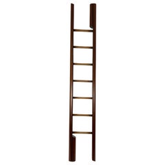 English Regency Period Mahogany Folding Library Ladder