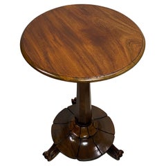 English Regency Period Mahogany Tea Table / Side Table, Early 19th Century