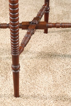 English Regency Period Small Mahogany Drop Leaf Table, circa 1820