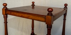 English Regency Period Walnut Four Tier Étagère, Circa 1820