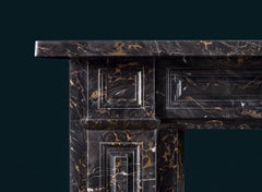 English Regency Portoro Marble Fireplace Surround