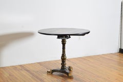 English Regency Revival Chinoiserie Tilt-Top Center Table, ca. 1865