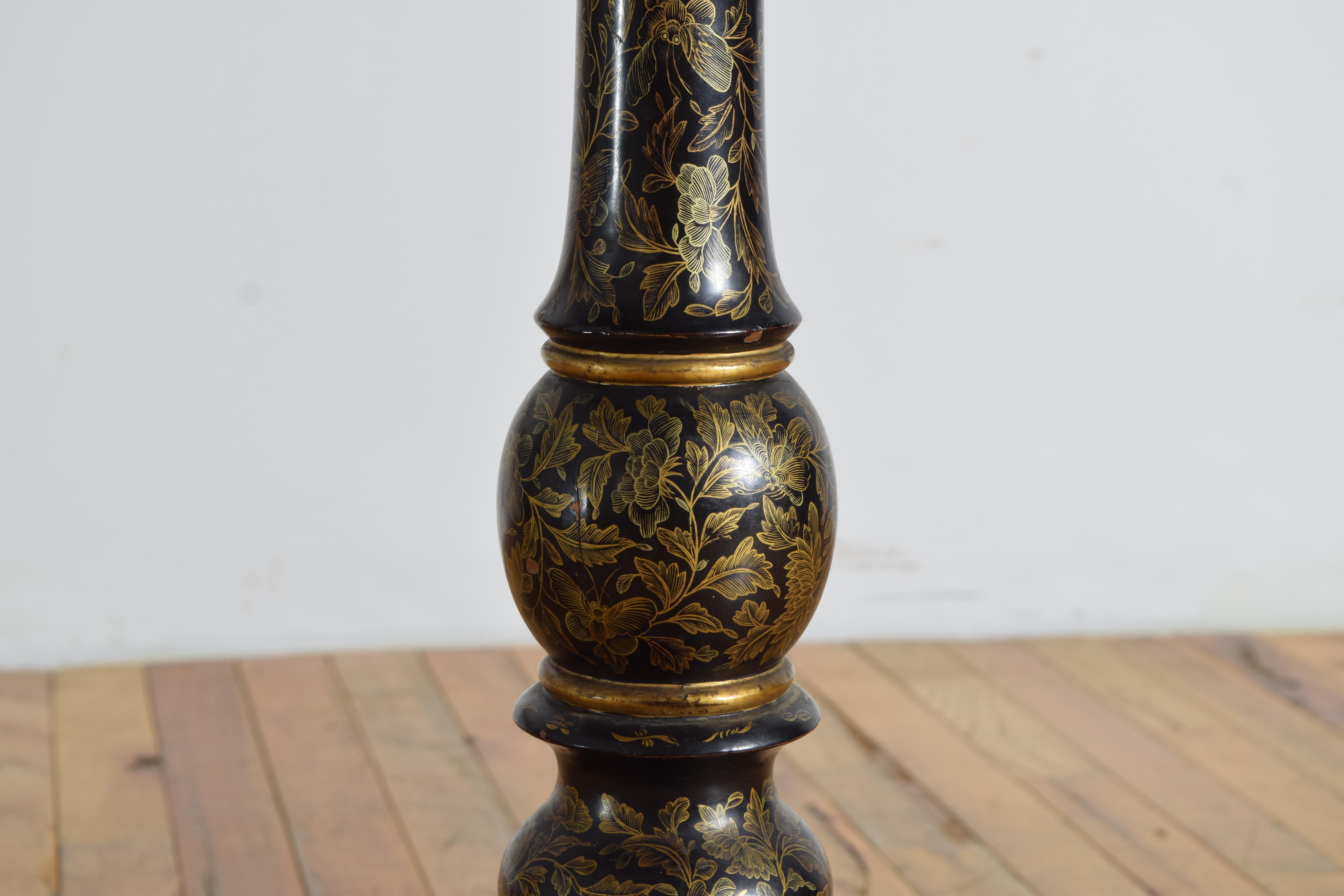 Englischer Regency-Revival-Tisch mit Chinoiserie-Kippplatte, ca. 1865 (Holz) im Angebot