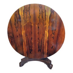 English Regency Rosewood and Mahogany Centre Table, circa 1820