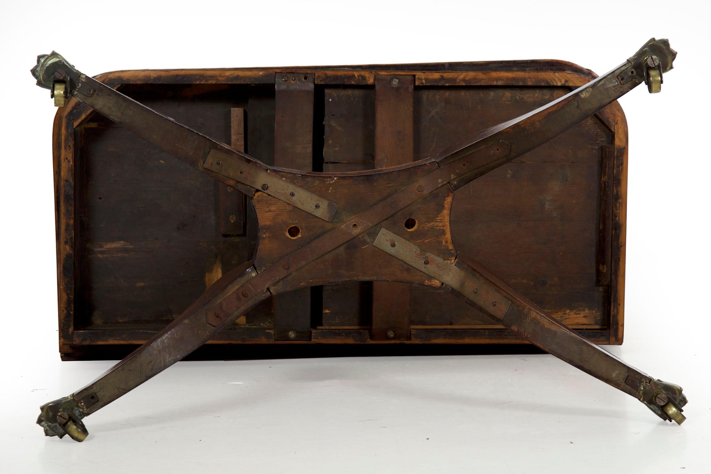 English Regency Rosewood Antique Games Card Table, circa 1815 15