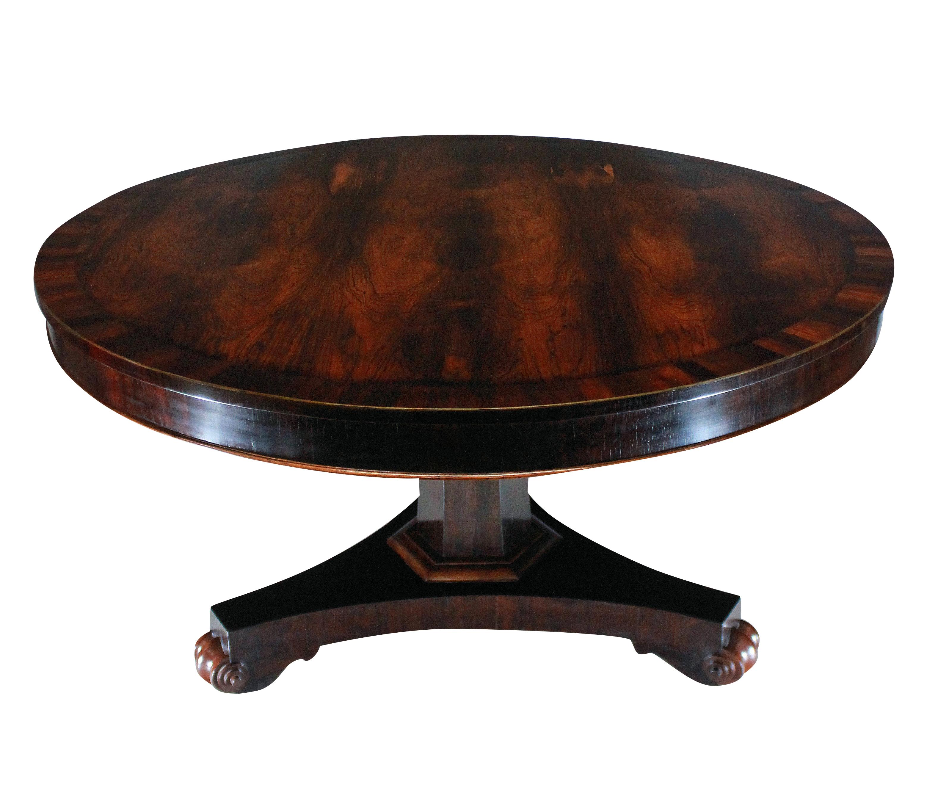 English Regency Rosewood Breakfast Table In Good Condition In London, GB