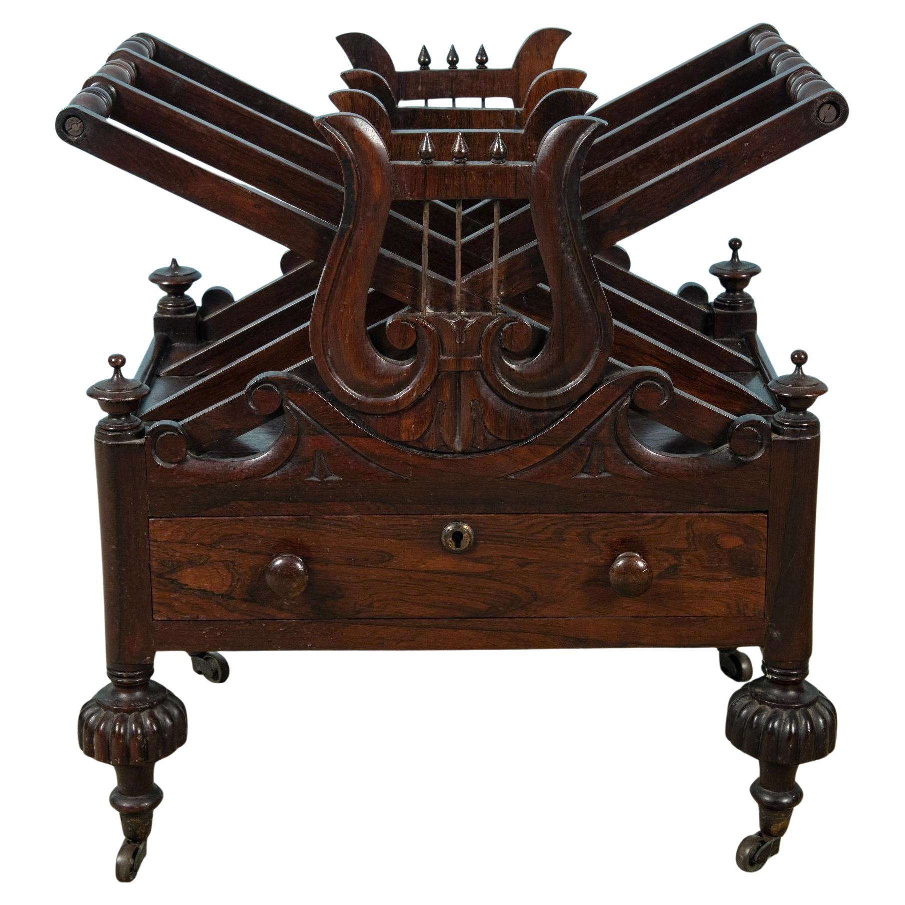 English Regency Rosewood Canterbury