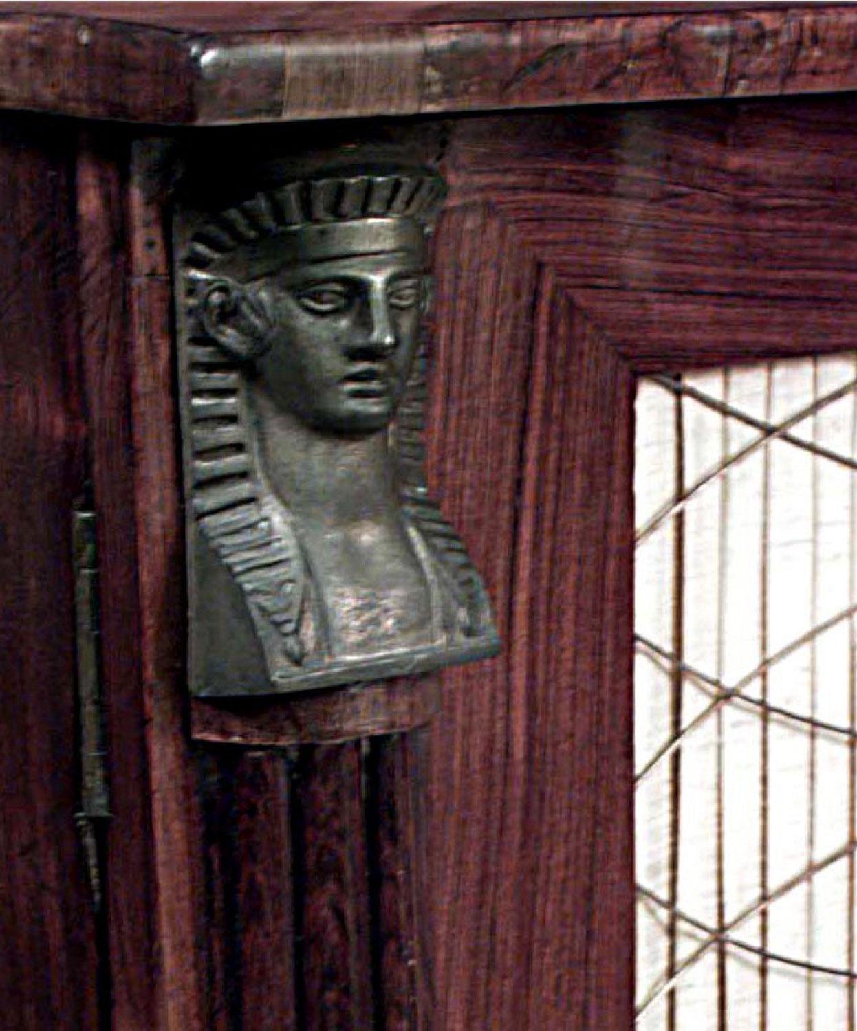 Britannico English Regency Rosewood Chiffonier in vendita