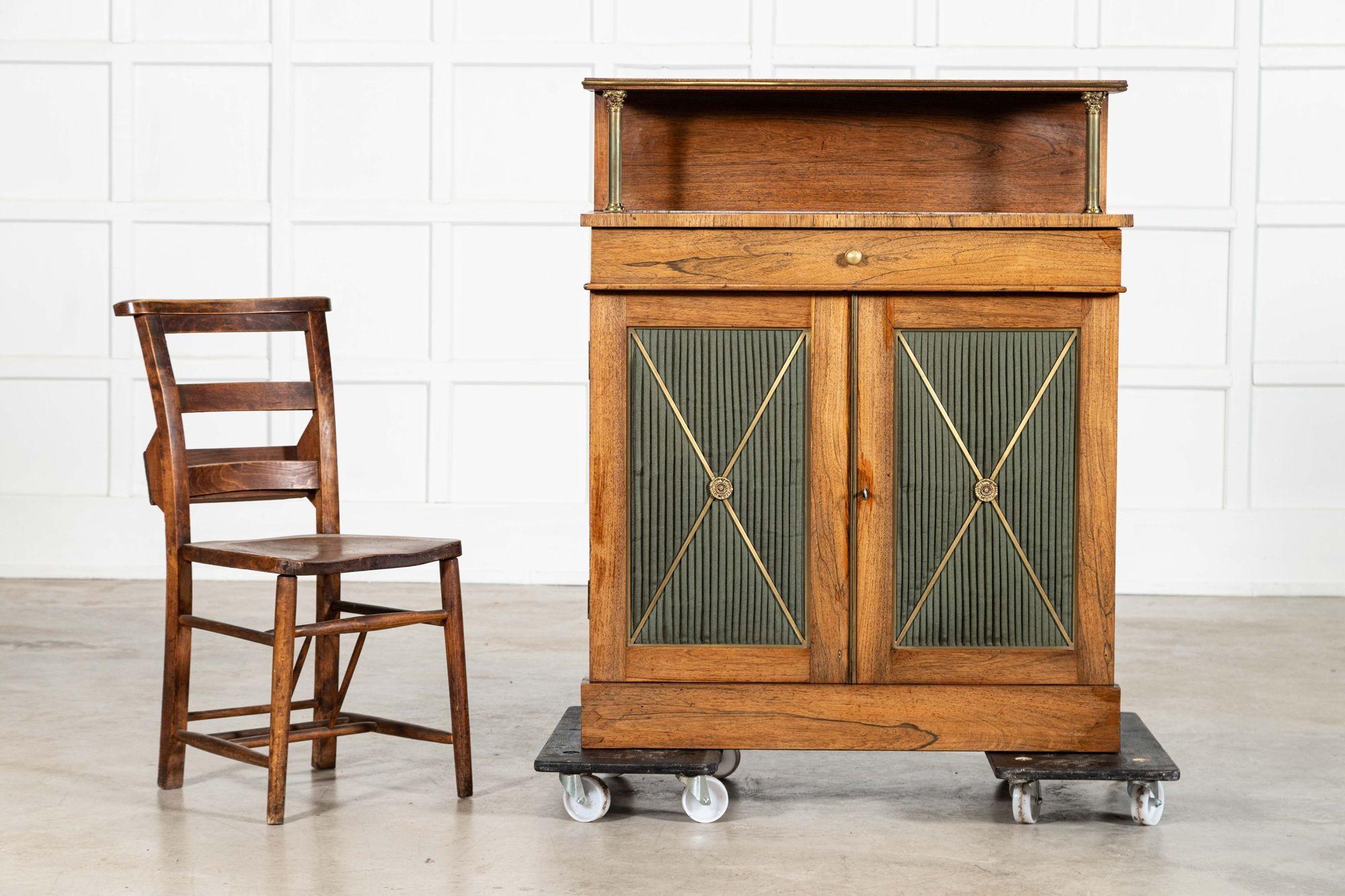 Chiffoniere inglese Regency in palissandro in vendita 1