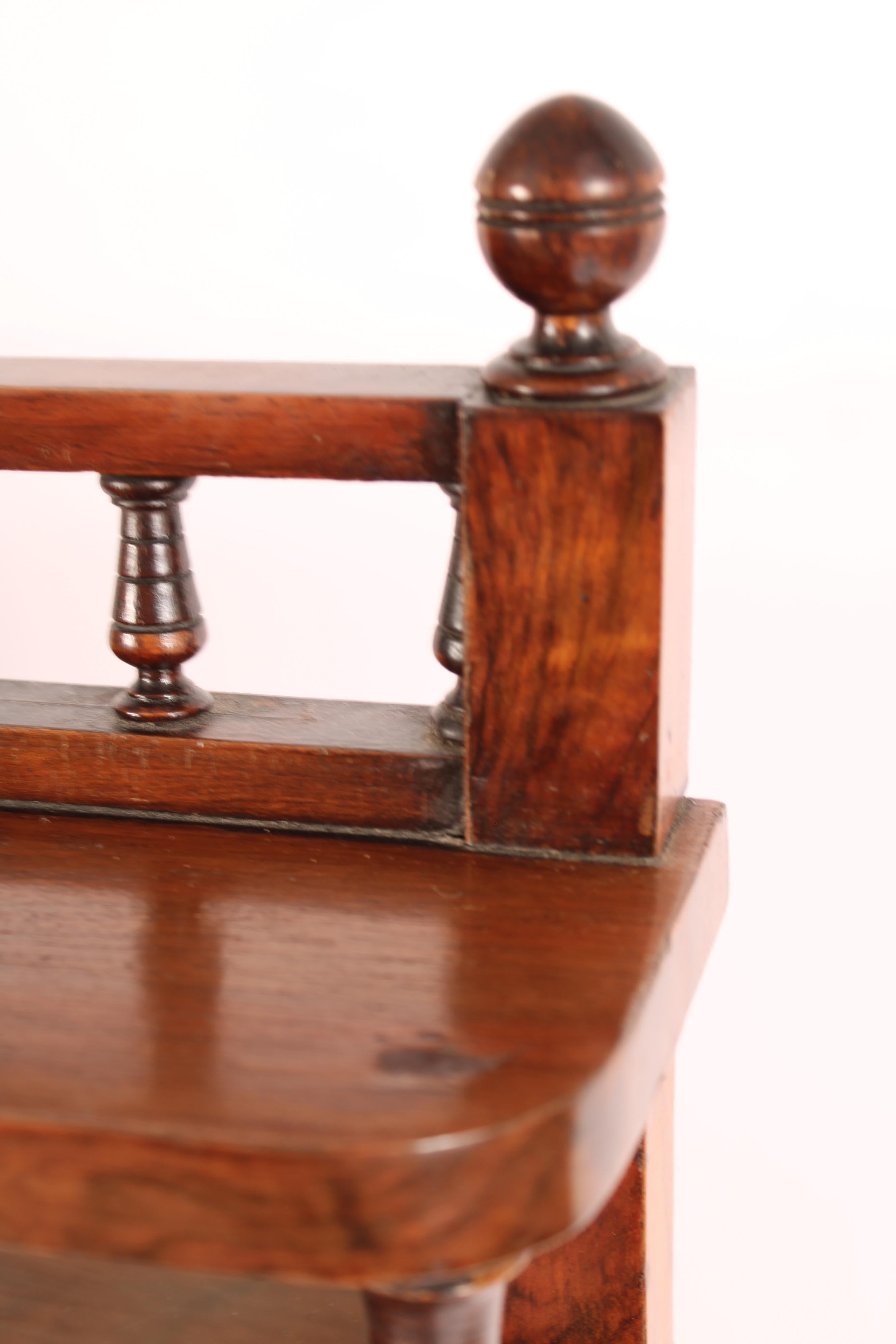 English Regency Rosewood Chiffonier For Sale 4