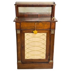 English Regency Rosewood Chiffonier Side Cabinet, Early 19th Century