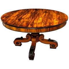 English Regency Rosewood Dining Table
