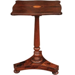 English Regency Rosewood Gueridon Table with Pedestal Base, circa 1840