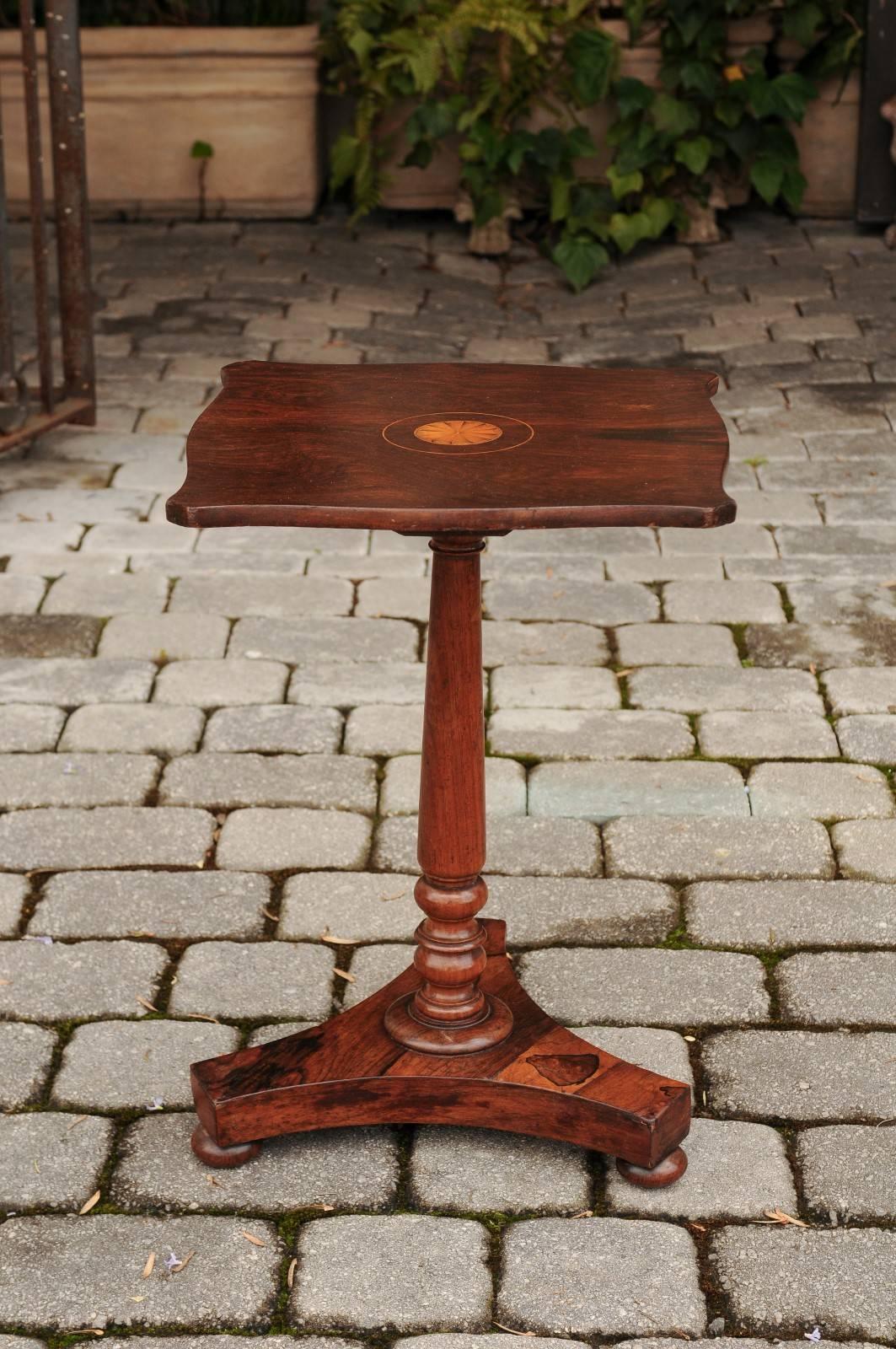 English Regency Rosewood Gueridon Table with Pedestal Base, circa 1840 2