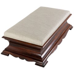 English Regency Rosewood Ottoman