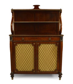 English Regency Rosewood Secretaire