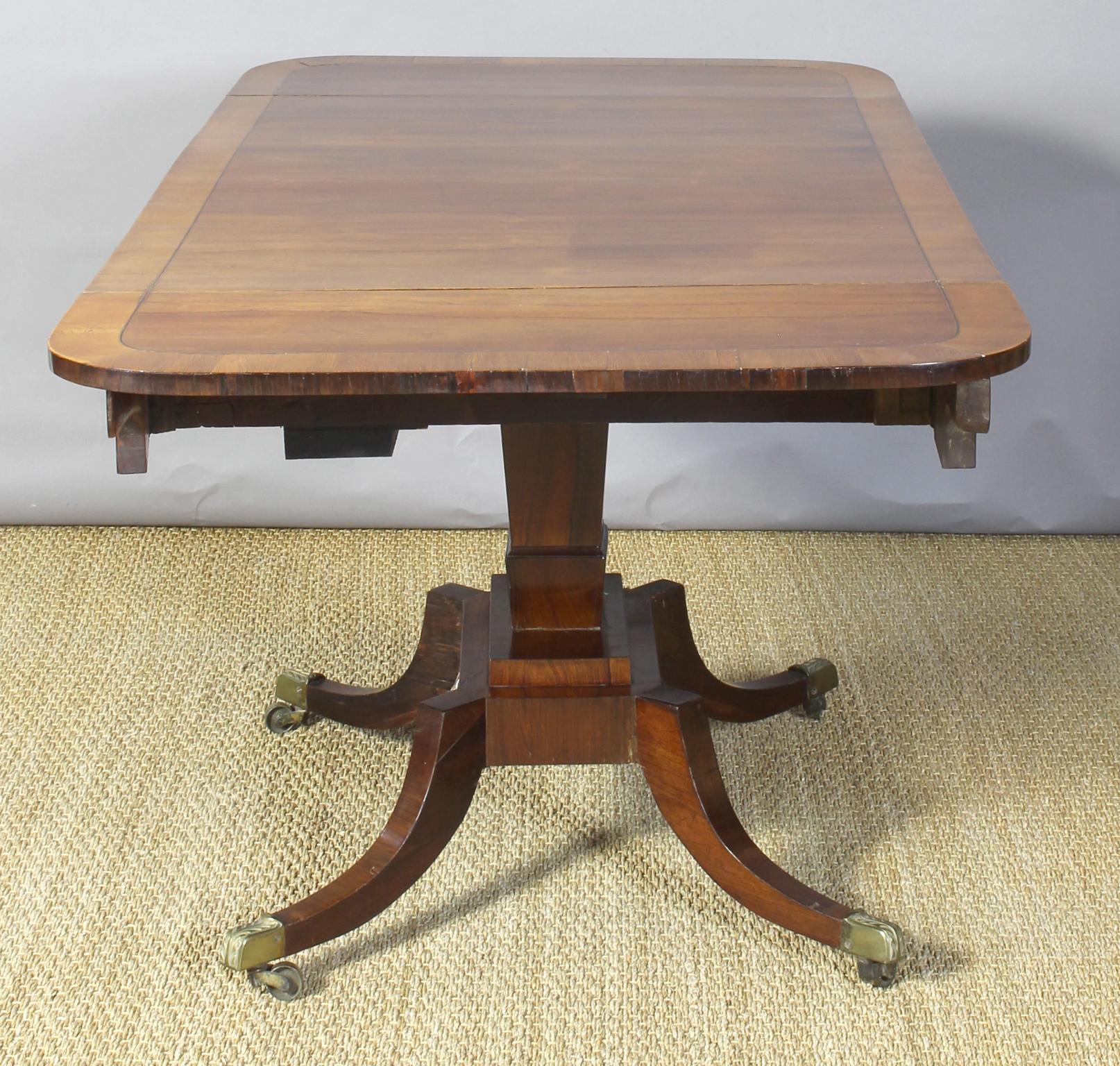 English Regency Rosewood Sofa Table 2