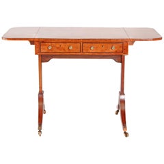 Antique English Regency Satinwood Sofa Table
