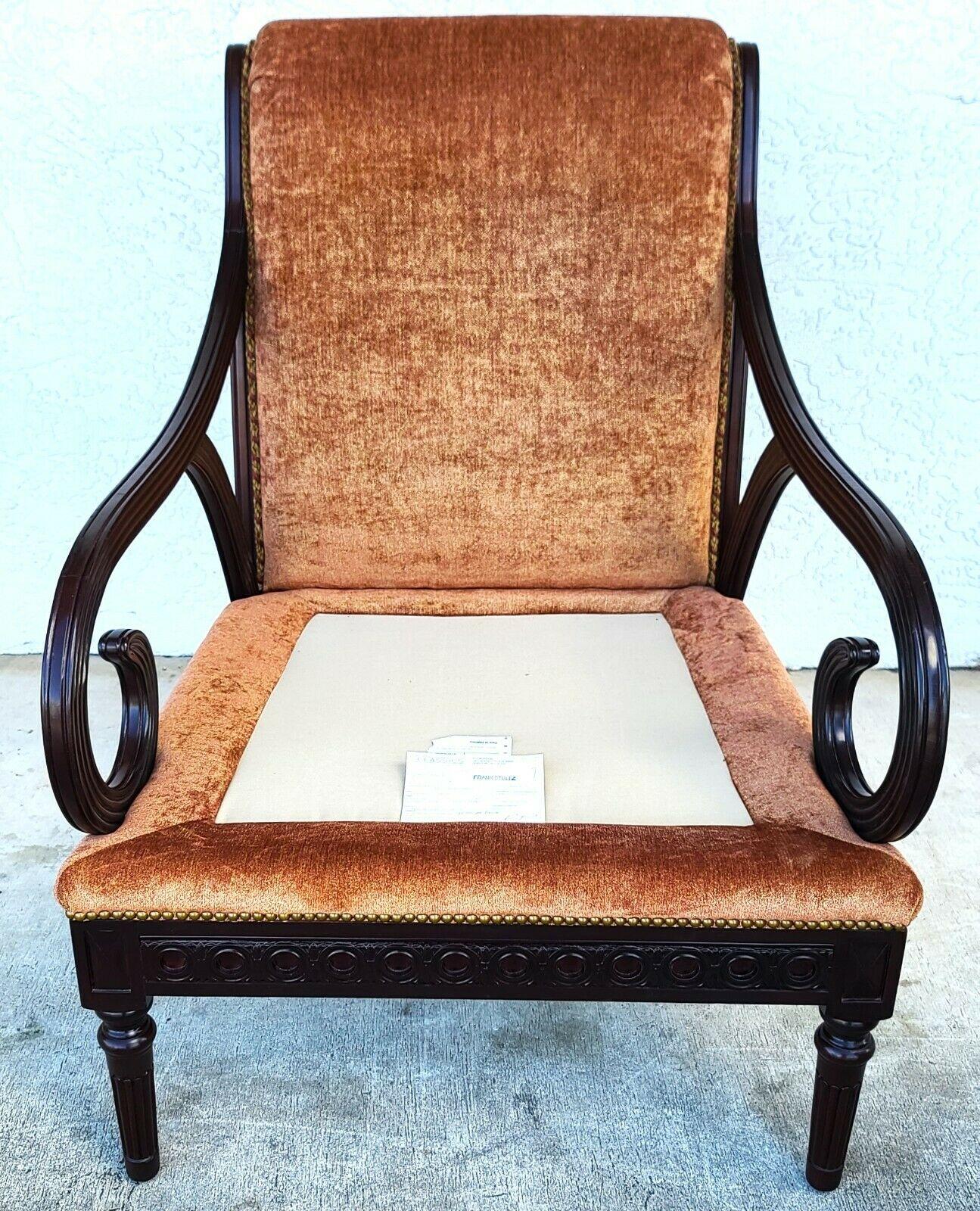 Englischer Regency-Sessel mit Schnörkeln von Classics Furniture of North Carolina im Angebot 2