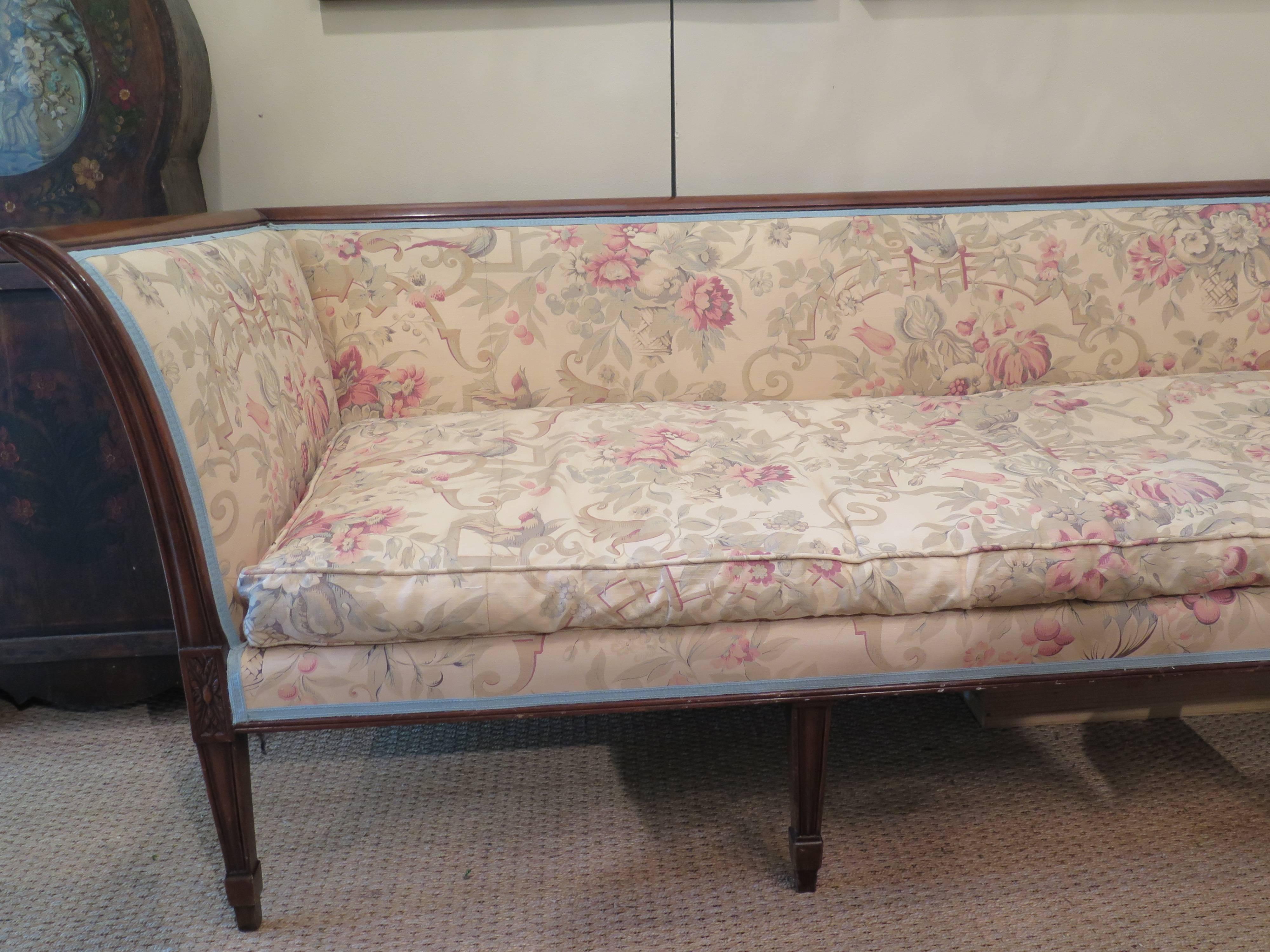 European English Regency Settee