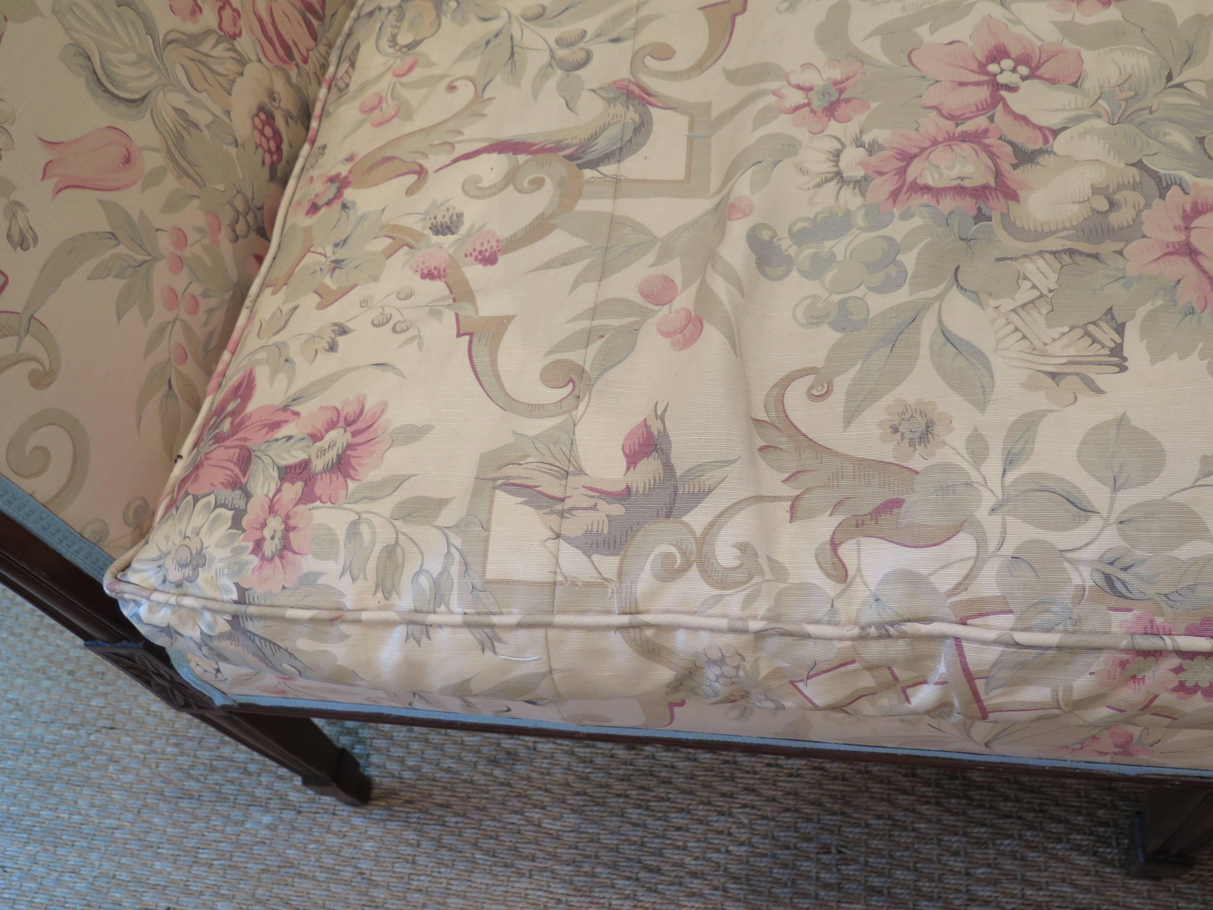 English Regency Settee In Excellent Condition In Houston, TX
