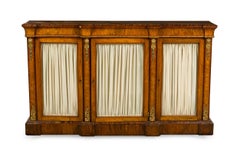 English Regency Sideboard with 3 Glass Doors English Regency Sideboard with 3 Glass Doors